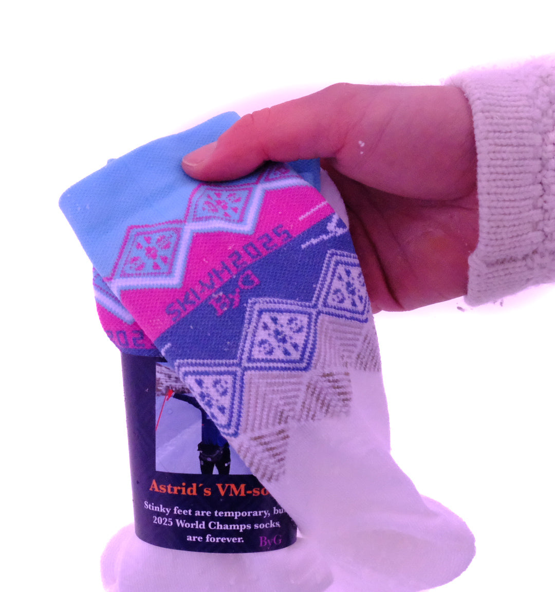 Limited Edition. Astrid's 2025 World Champs wool socks